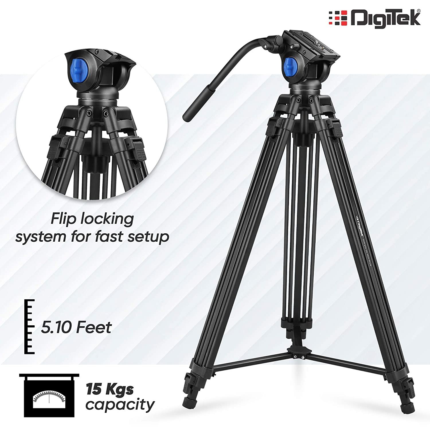 DIGITEK DTR-510VD PRO PLUS Tripod - Snapito Studio