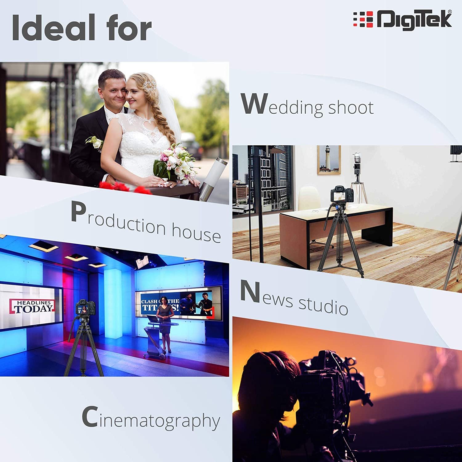 DIGITEK DTR-510VD PRO PLUS Tripod - Snapito Studio